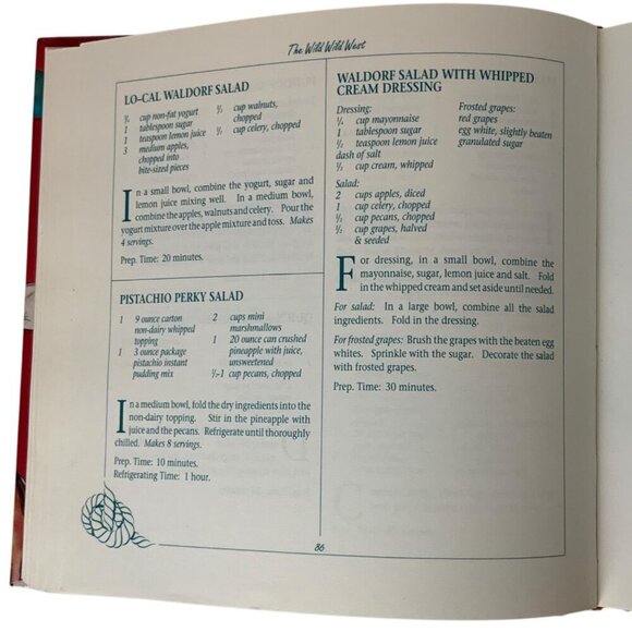 The Wild Wild West Cookbook First Edition 1991 Junior League Of Odessa Texas - Picture 8 of 12